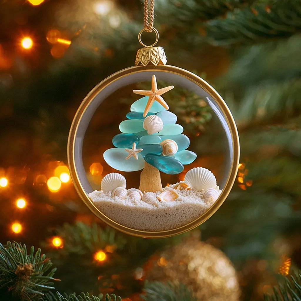 SeaGleam – Coastal Christmas Ornament