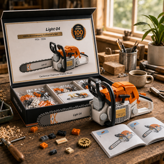 TimberCraft – Centennial Chainsaw Collector Brick Model
