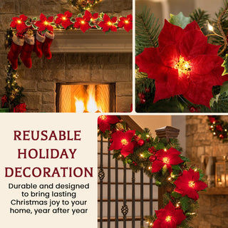 ChristmasLume – Premium Christmas Flower String Lights