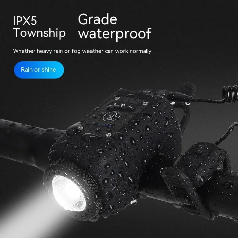 RideSafe – Electronic Bike Horn with Powerful Floodlight