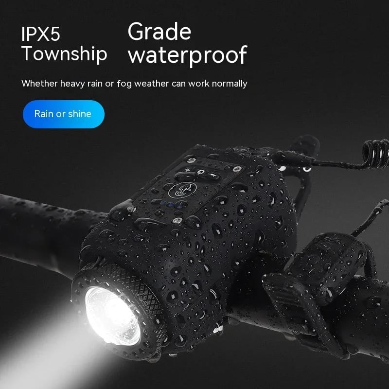 CycleBeep - Rechargeable LED Bike Horn & Light