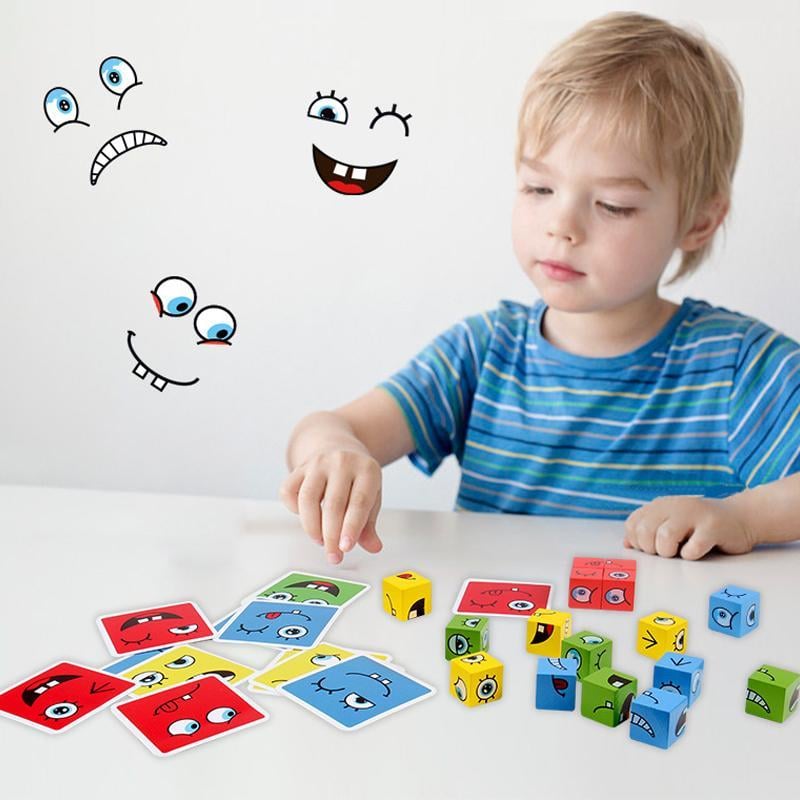 🎄🎅 3D Puzzle with Face Changing
