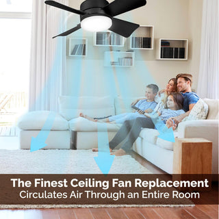 SmartBreez PRO | 2-in-1 Ceiling Fan & LED Light