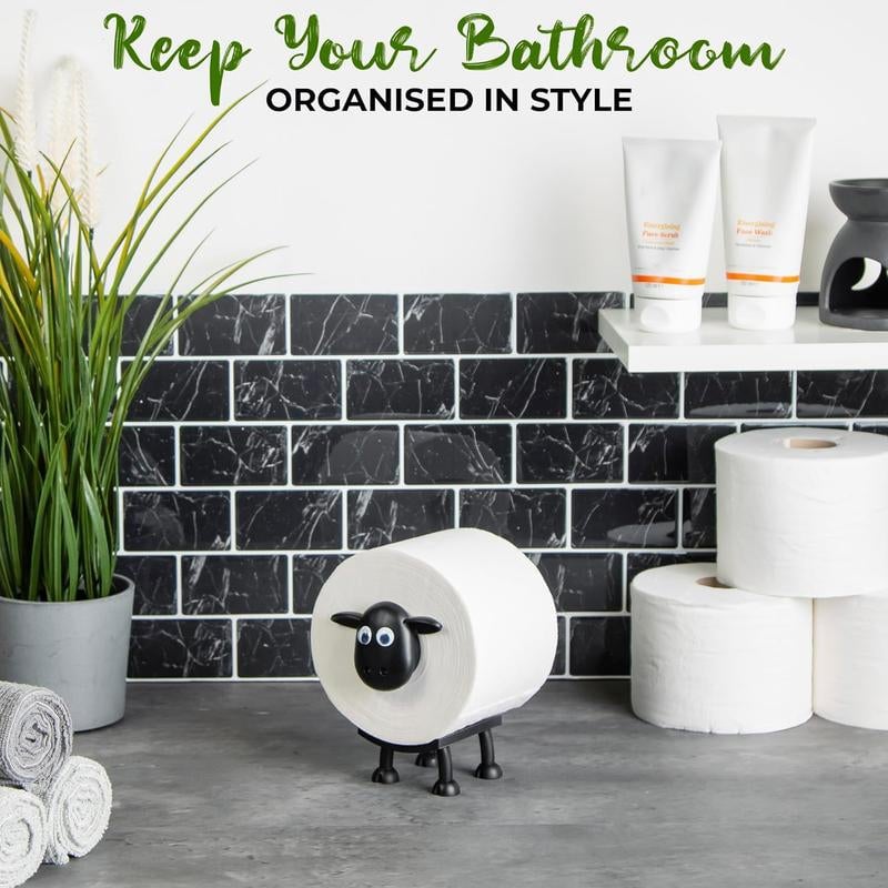 LambLaugh - Whimsical Sheep Toilet Roll Holder