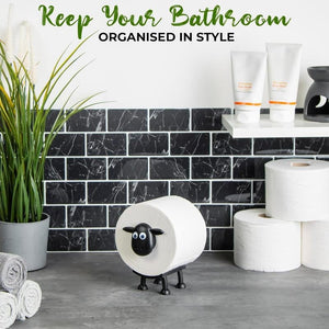 LambLaugh - Whimsical Sheep Toilet Roll Holder