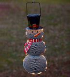 WinterBright Feeder | Solar Snowman Bird Feeder