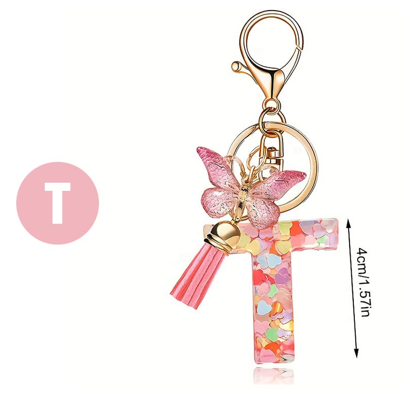 CharmKey – Personalized Initial Letter Keychain
