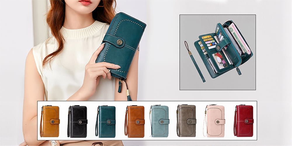 ShieldHold – Anti-Magnetic Long Wallet