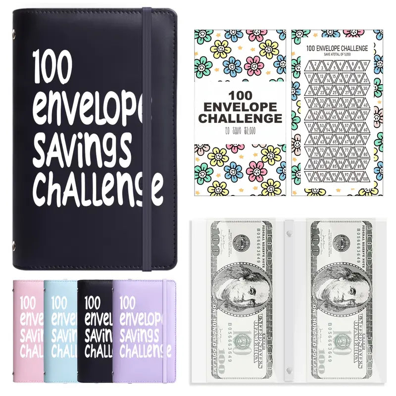 SaveTrack – 100-Day Money Saving Envelope Book