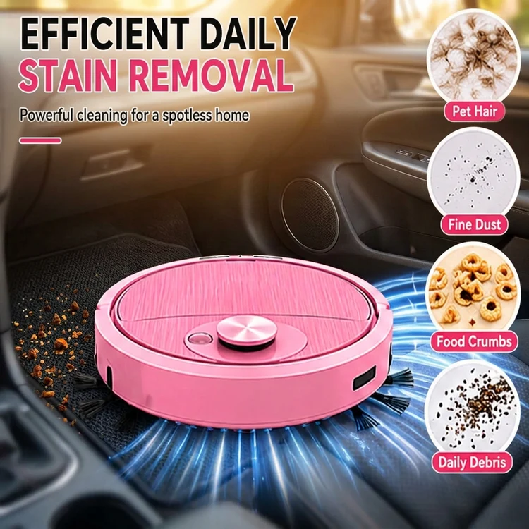 DriveBot – Smart Mini Car Mat Cleaning Vacuum