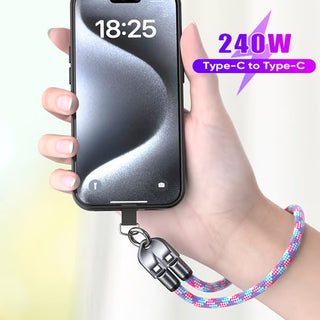 ChargeBand - Wearable 240W Fast-Charge Cable