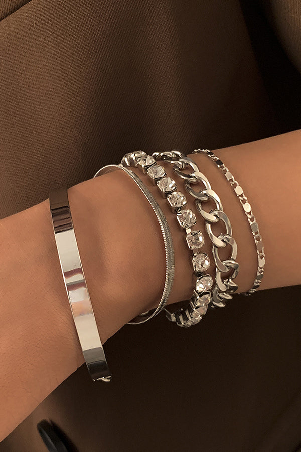 RadiantEdge – Personalized Multi-Element Bracelet Set