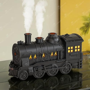 Diffuserlove Train Diffuser 300ML Essential Oil Diffuser Cool Mist Humidifier Aroma Diffuser with Night Light for Bedroom Desk Black|B0D48ZT2JG