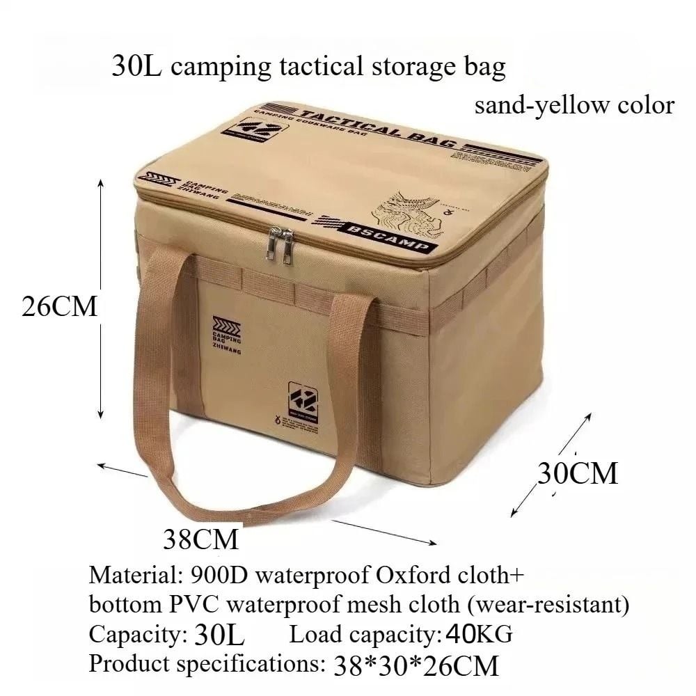 CampVault – Large Capacity Folding Outdoor Storage Bag
