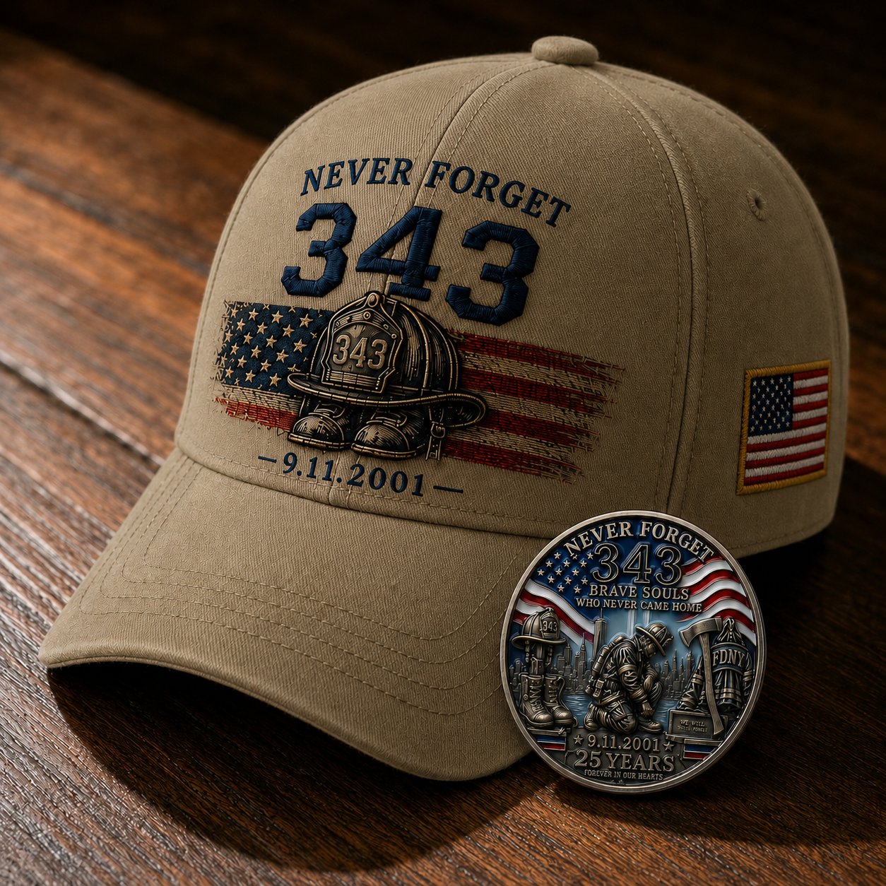 Legacy343 – Never Forget Memorial Cap