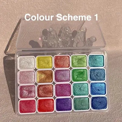 Watercolor Painting Set of 20 Colors marnetic