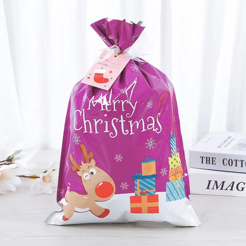 MerryEase – Biodegradable Christmas Drawstring Gift Bags