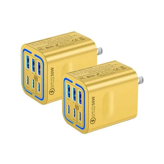50W Multi-Port USB Fast Charger