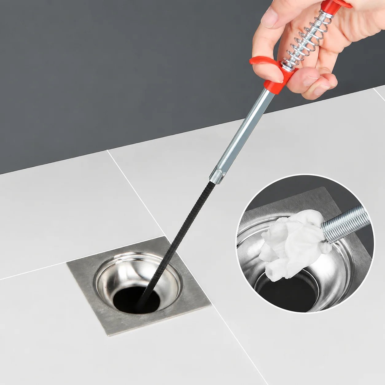 FlowGuard – Professional Flexible Drain Cleaning Tool