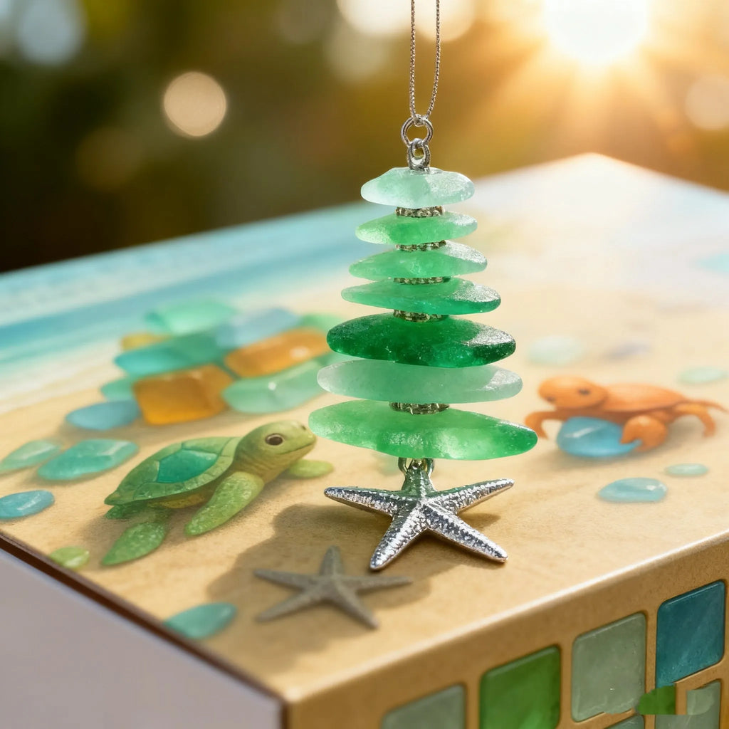 SeaGlass Eve – 24 Days of Acrylic 2D Christmas Calendar