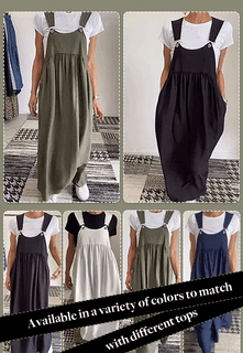 PureStyle - Solid Color Strap Dress