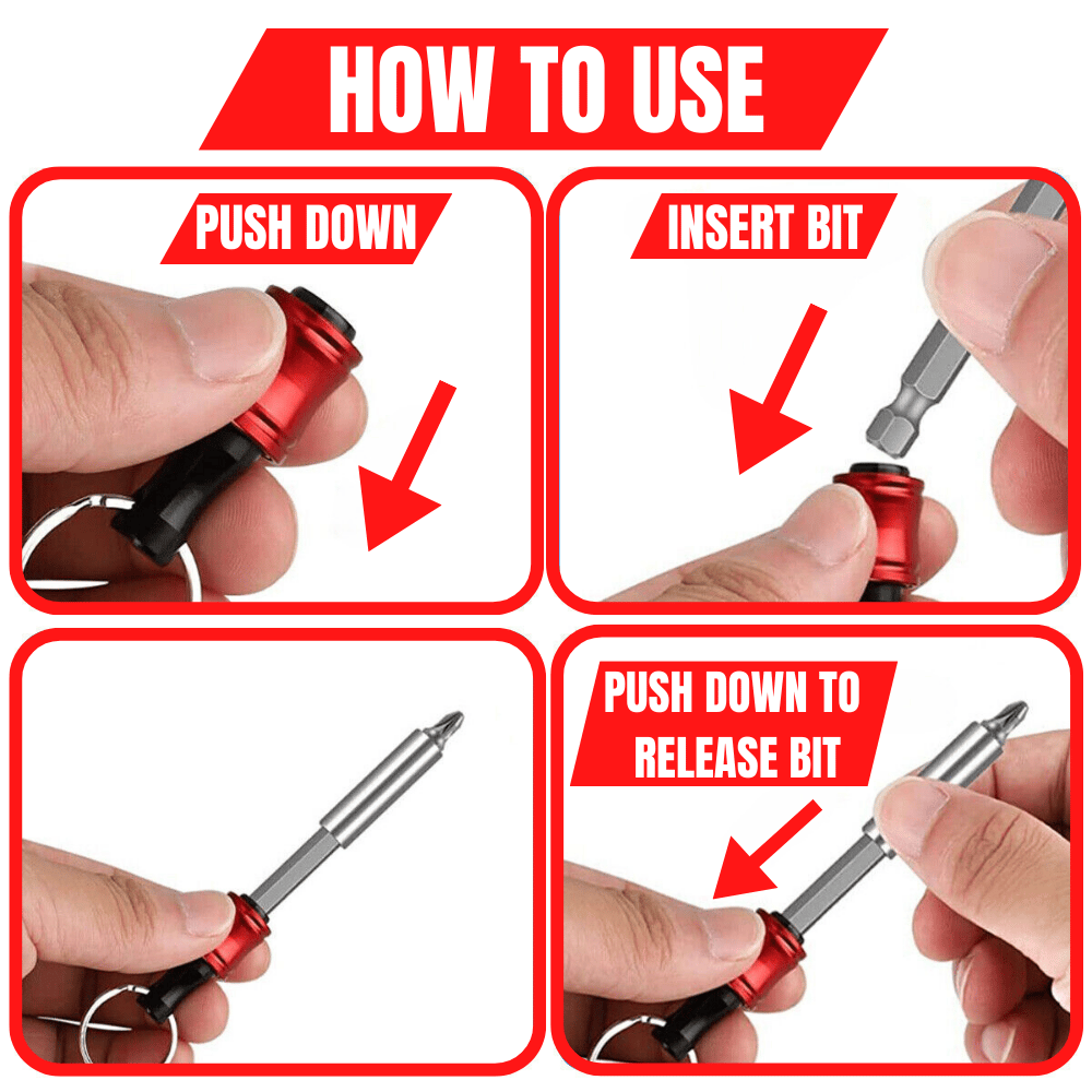 BitLock – Quick Release Hex Bit Holder Carabiner