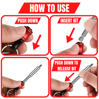 BitLock – Quick Release Hex Bit Holder Carabiner