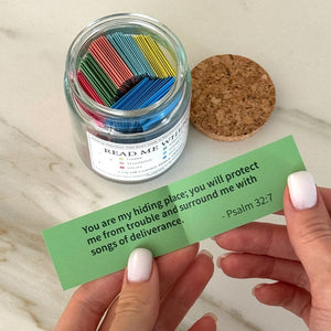 FaithfulWords - Inspirational Bible Verses Jar