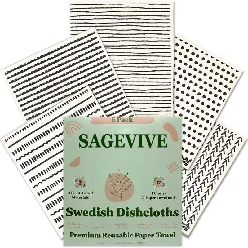 EcoWipe - Swedish Dishcloths - Replace Paper Towels & Reduce Waste