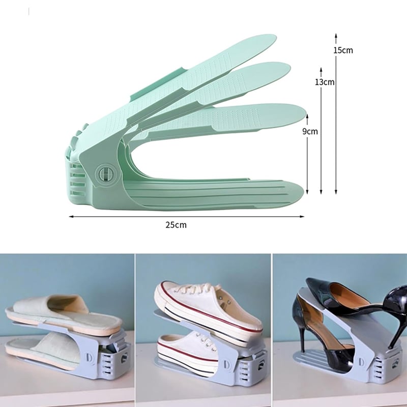SoleMate Stand - Space-Saving Double Shoe Rack