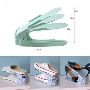 SoleMate Stand - Space-Saving Double Shoe Rack