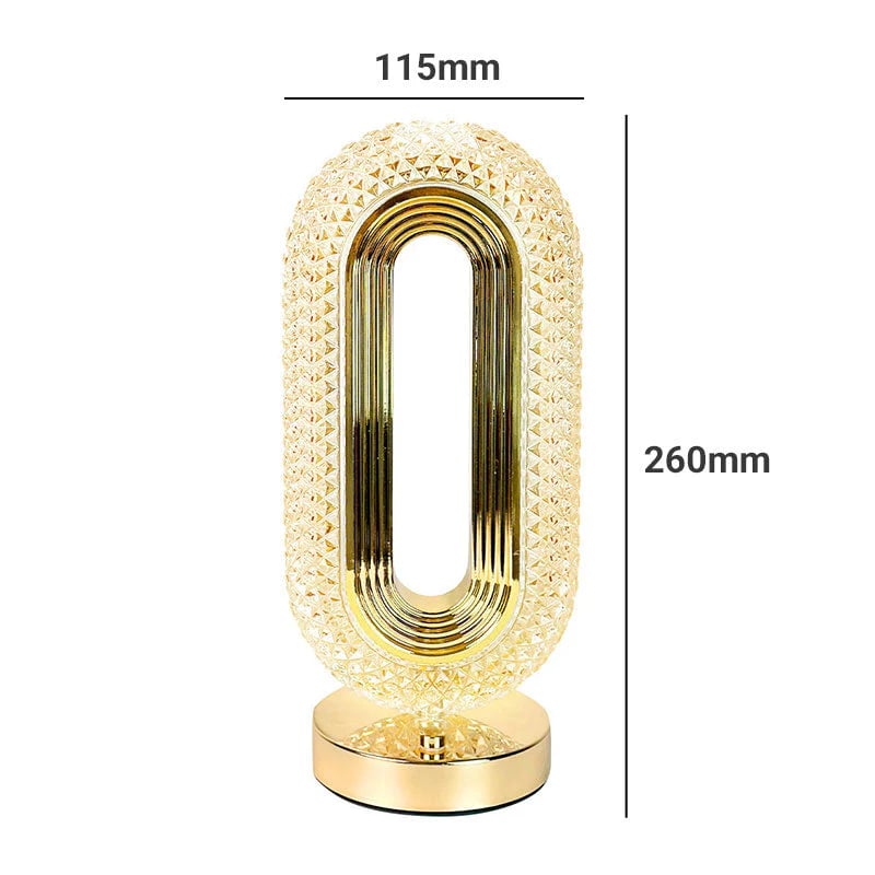 LumiCrystal – Rechargeable LED Night Lamp