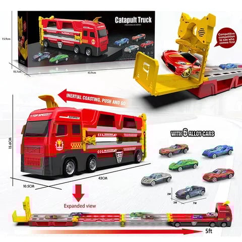 MotoMorph - Giant Racing Truck with Ejector Track