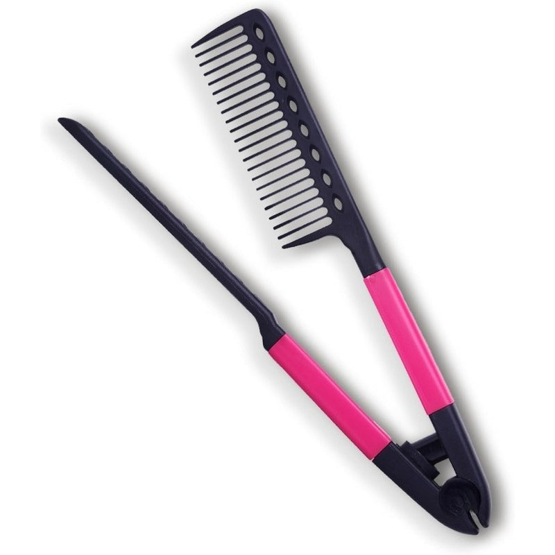 GlowStyle – Heat Resistant V Hair Styling Comb