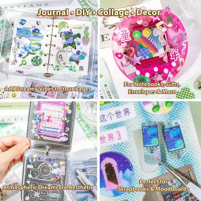 DreamPop – Dreamcore Aesthetic Sticker Book