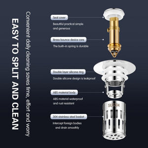 DrainGuard - Universal Stainless Steel Strainer