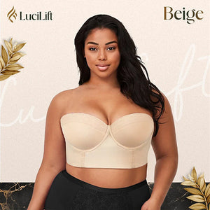 LuciLift - Perfect Silhouette Low Back Strapless Bra marnetic