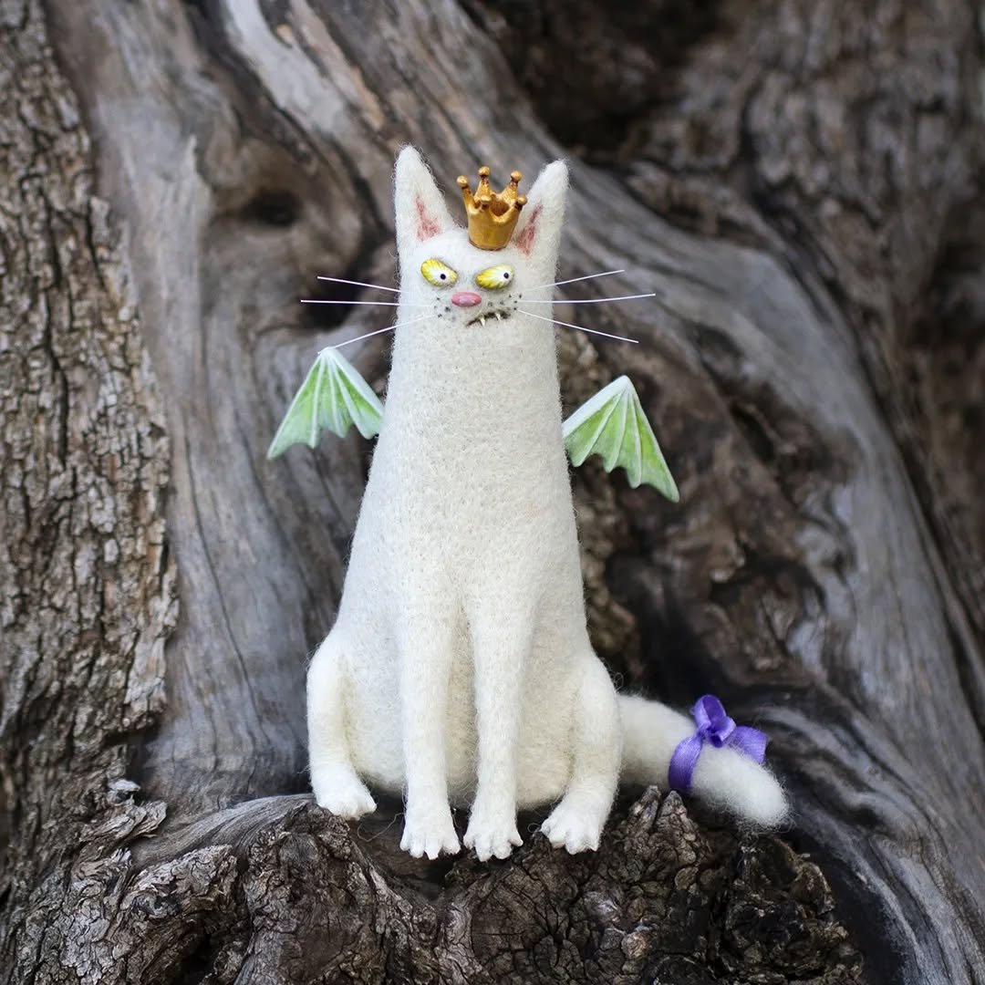 TinyMuse – Cute Felt Cat Unique Gift Ornament