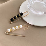 GleamPin - Fancy Rhinestones And Pearls Safety Brooch