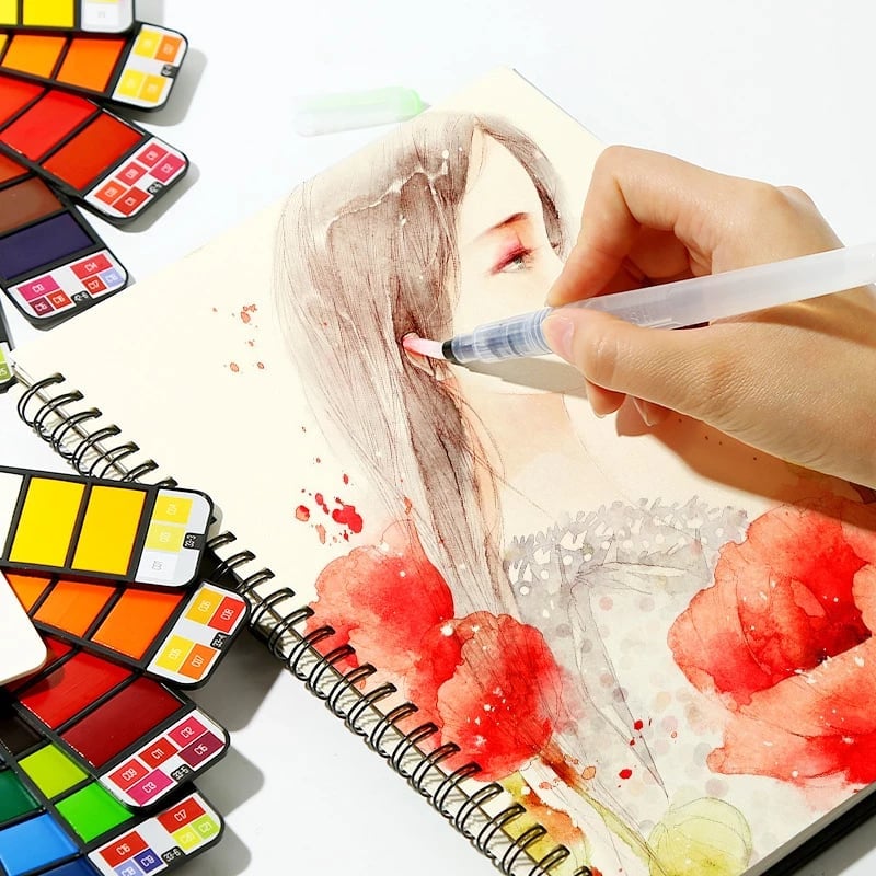 ArtVoyage – Portable Watercolor Painting Set