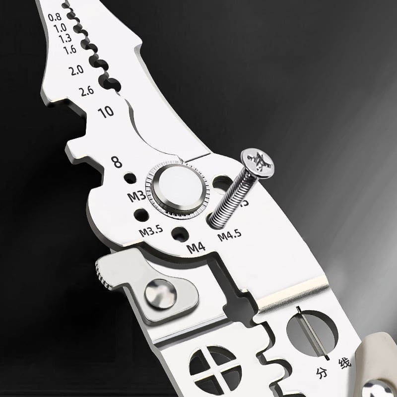 Wire Stripping Crimping Cable Cutter Pliers marnetic