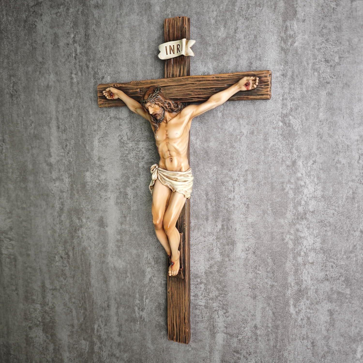 Wall-mounted Crucifix with the Figure of Jesus
