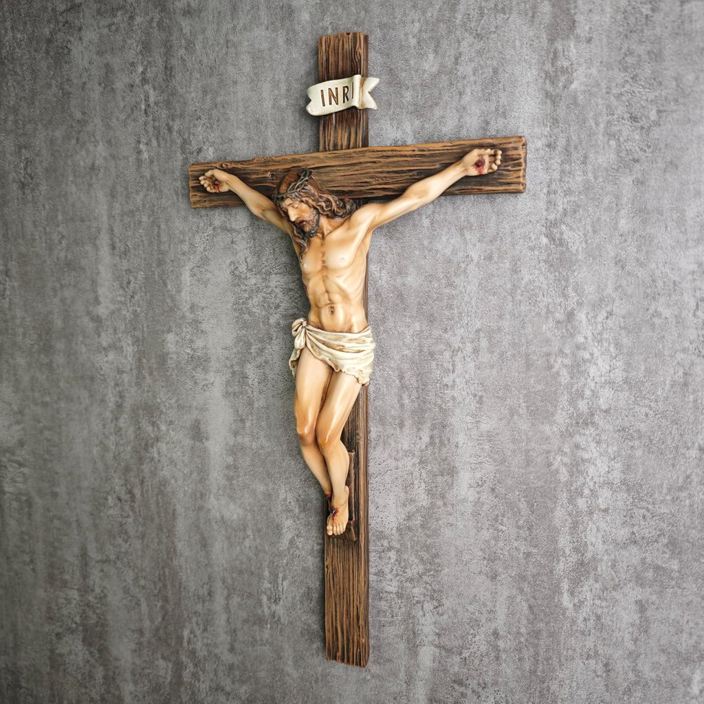 Wall-mounted Crucifix with the Figure of Jesus