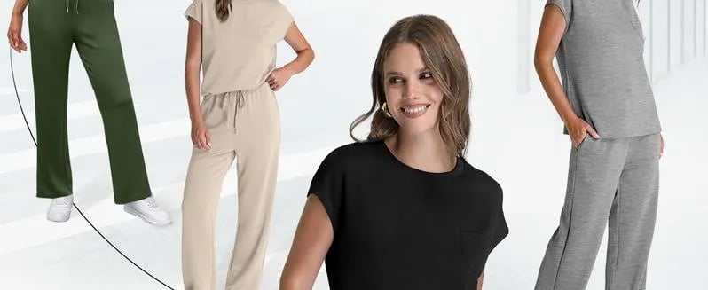 DrapeFlow - Casual Lounge Set For Comfort & Elegance