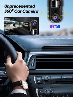 DriveVista – 1080P 360° Rotating Mini ADAS Dashcam