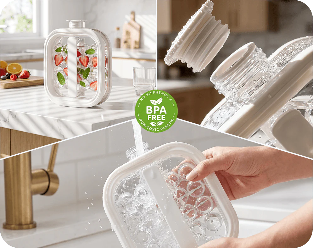 IceSphere – Portable Silicone Ice Ball Maker Kettle