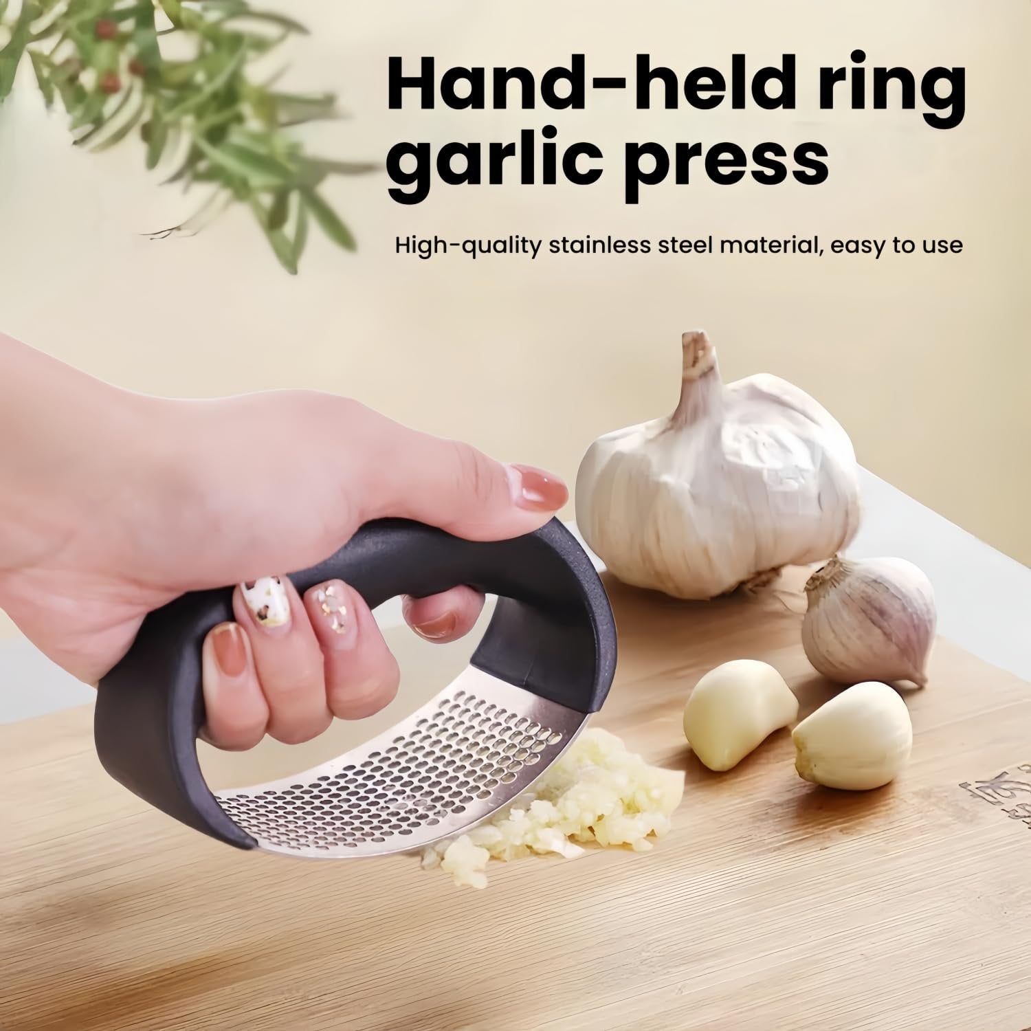 Garlic Press Rocker – Effortless Flavor at Your Fingertips