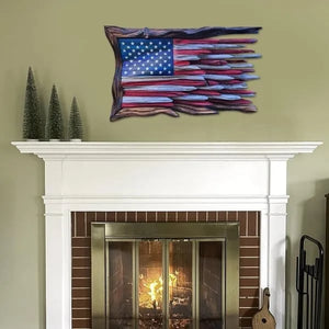FreedomForge - Handcrafted Wooden American Flag