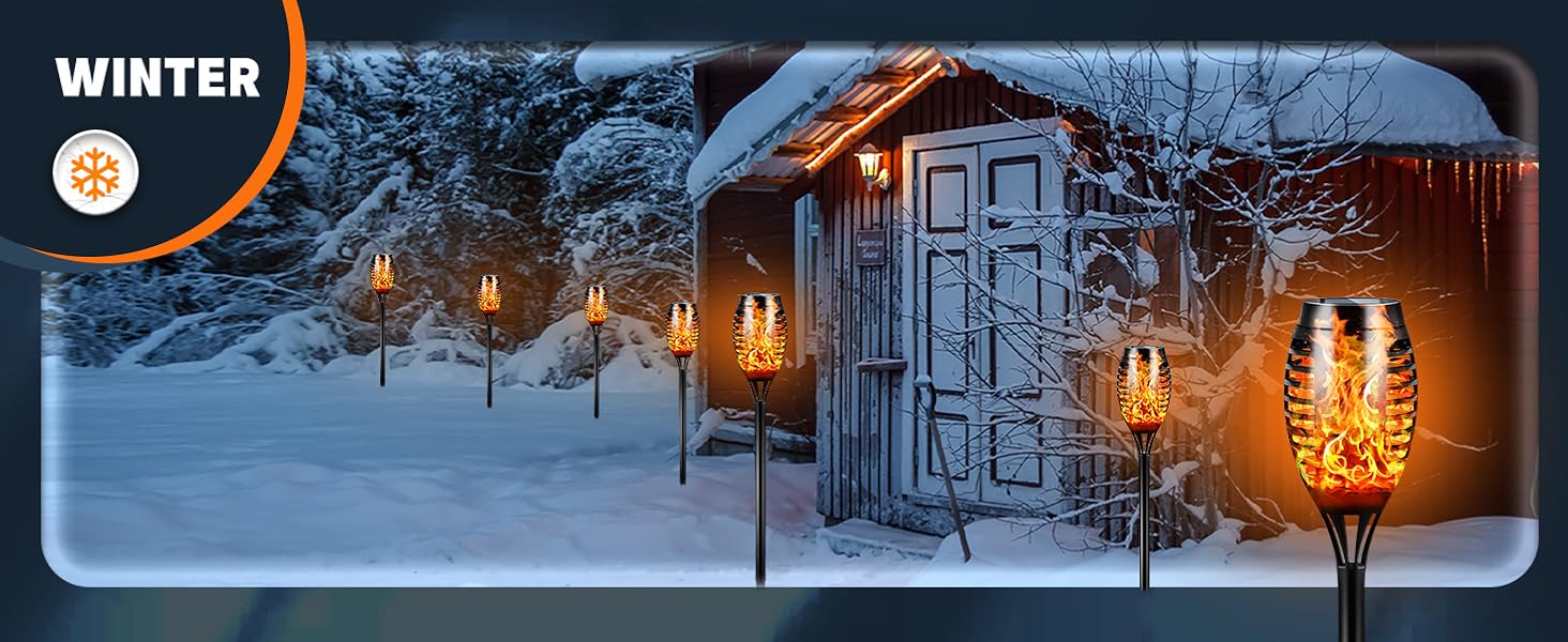 TwilightTorch - Enchanting Solar Flicker Lights