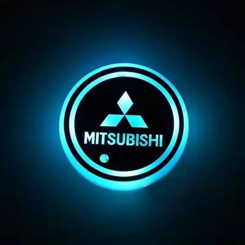 NeonCruise - 7-Color Ambient Car Coasters | Tap-Control Glow System